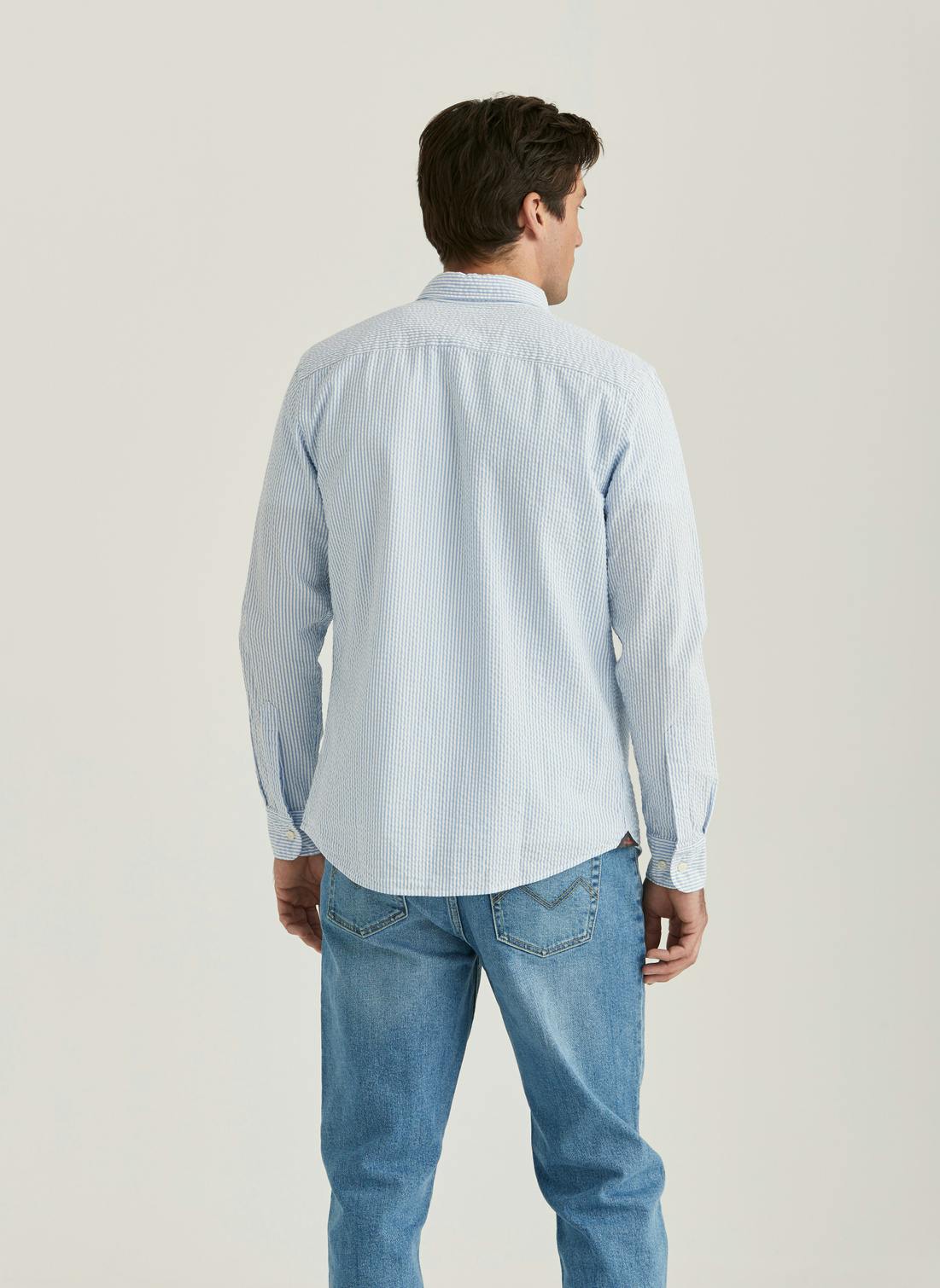 Morris Seersucker Shirt - Slim Fit