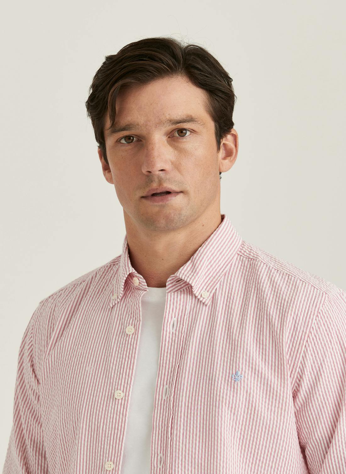 Morris Seersucker Shirt - Slim Fit